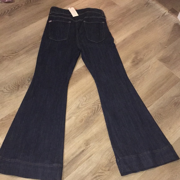 Alice n Olivia NWT YOUR BEAUTIFUL HIGH WAIST FLARE LEG BADAZZ JEANS size 32 - Picture 9 of 9